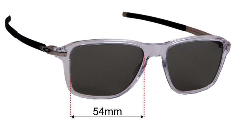 OakleyXLスクエア・FIREポラライズド純正レンズ Oakley Wheel House OX8166 54mm Replacement Lenses